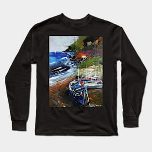 Abstract Landscape Fishing 212 Long Sleeve T-Shirt